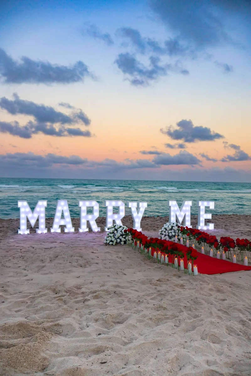 The Love in Lights decoration by YES Miami
