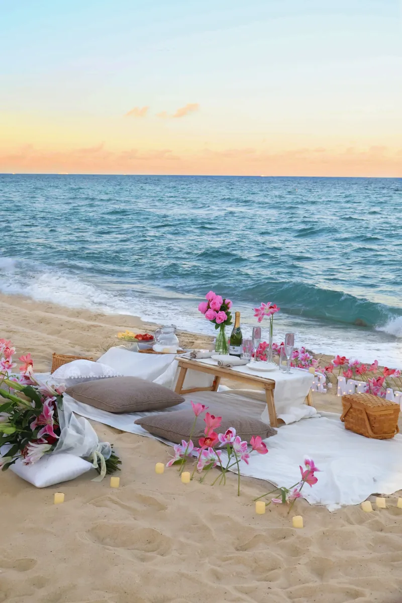 The Love Story Picnic decoration by YES Miami