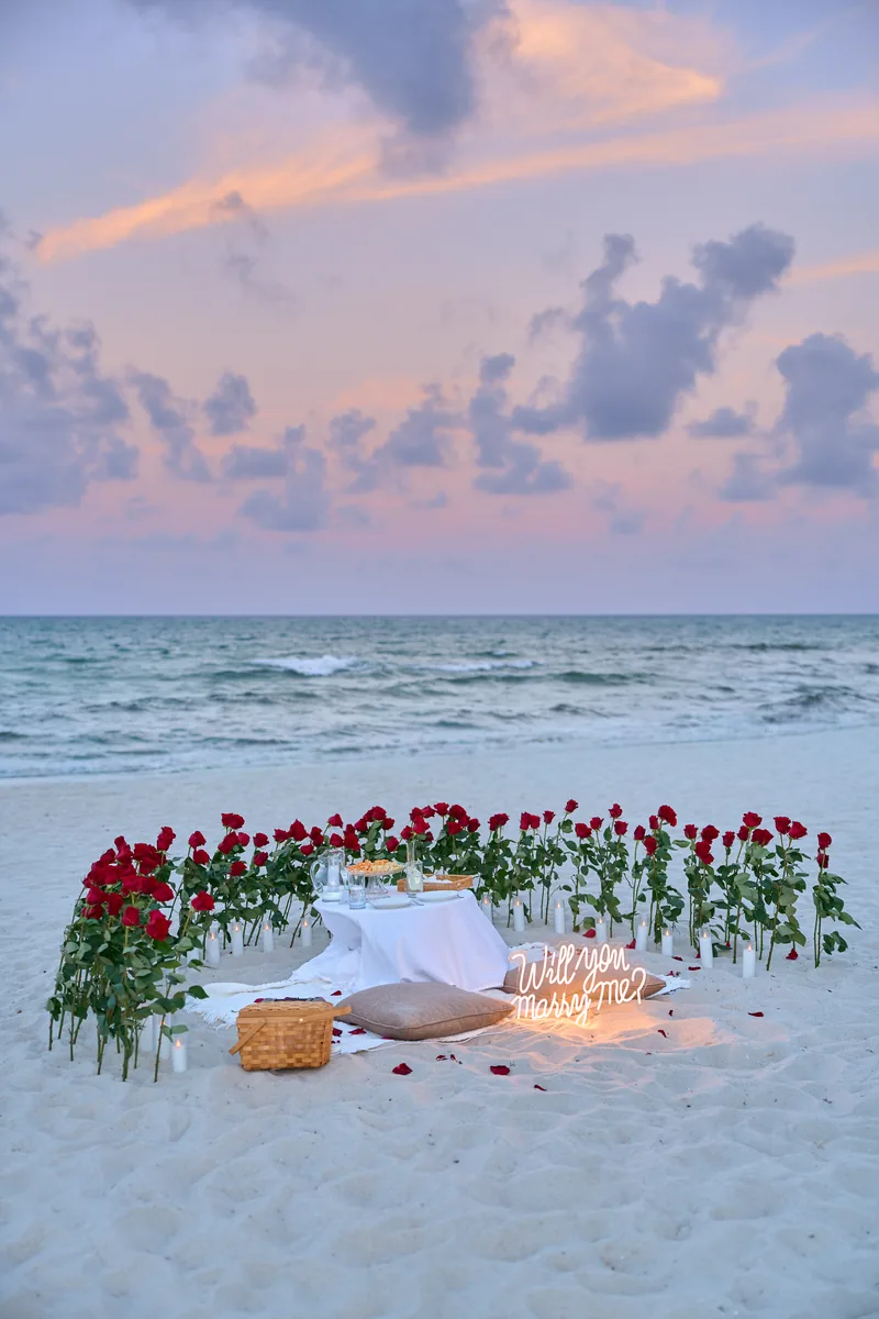 The Love Corner Picnic decoration by YES Miami
