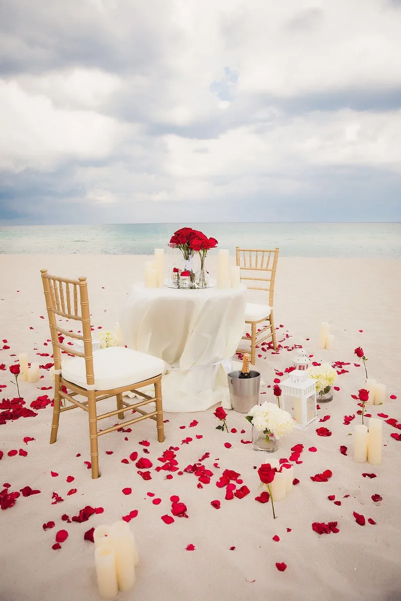 The Romantic Table Proposal decoration by YES Miami